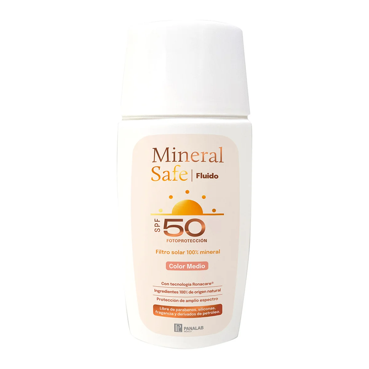 Mineral Safe Fluido FPS 50 Color medio